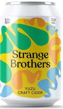 Strange Brothers Yuzu Cider 330ml